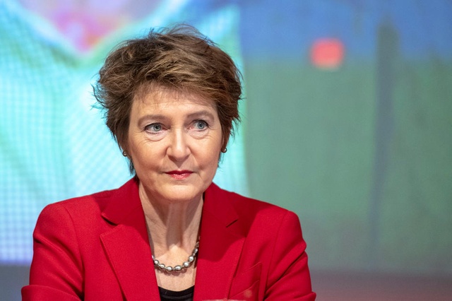 Ministra elveţiană a Mediului, Simonetta Sommaruga, preşedinta Confederaţiei elveţiene în 2020