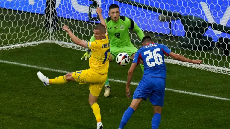 EURO 2024: Ucraina a învins Slovacia cu 2-1