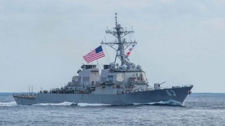 China consideră o ”provocare” trecerea unor nave militare americane prin strâmtoarea Taiwan