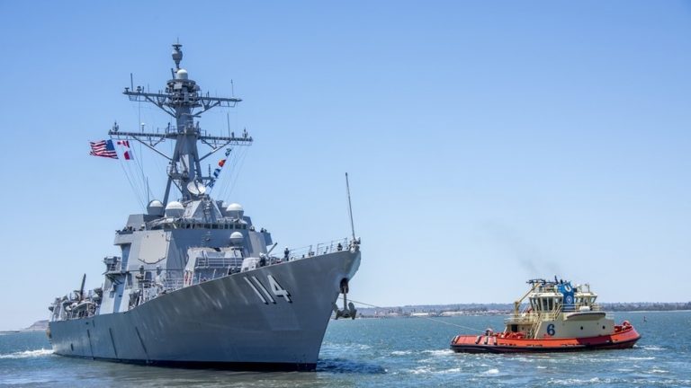 China găsește ‘provocatoare’ prezența navei de război americane USS Ralph Johnson în strâmtoarea Taiwan