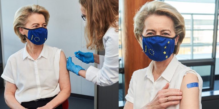 Ursula von der Leyen s-a vaccinat