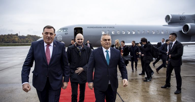 Viktor Orban s-a întâlnit cu Milorad Dodik, liderul sârbilor bosniaci