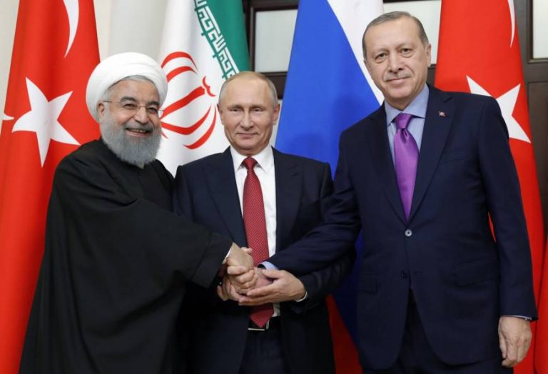 Erdogan, Putin şi Rohani vor o “încetare a focului durabilă” în Siria