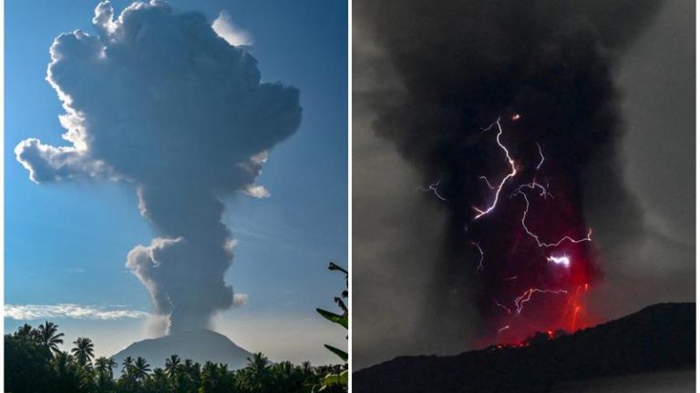 Vulcanul Ibu din Indonezia, aflat pe „Inelul de foc” al Pacificului, a început să erupă. Unde pleacă locuitorii