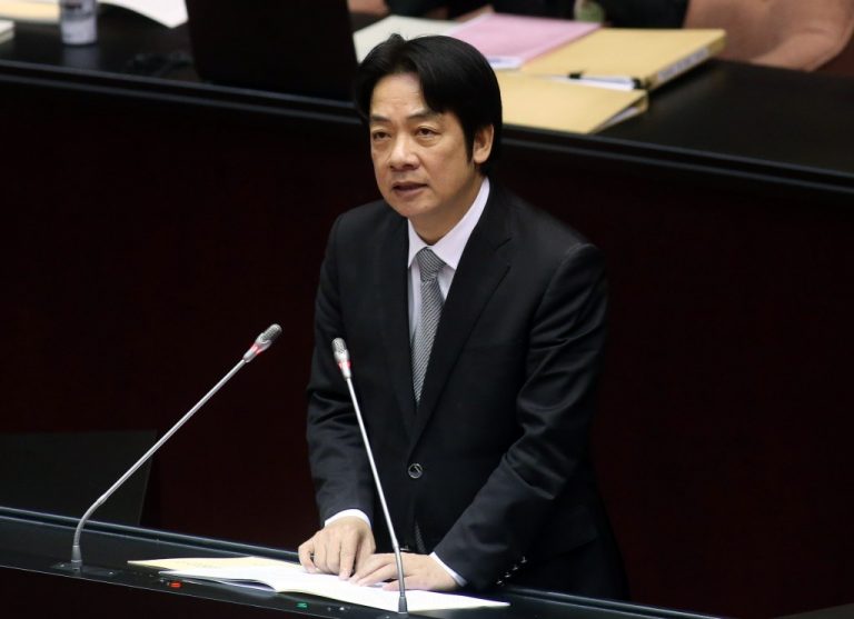 William Lai ar urma să fie validat drept candidat al DPP la funcţia de preşedinte al Taiwanului