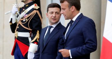 Zelenski îi mulţumeşte lui Macron pentru trimiterea de echipament militar defensiv