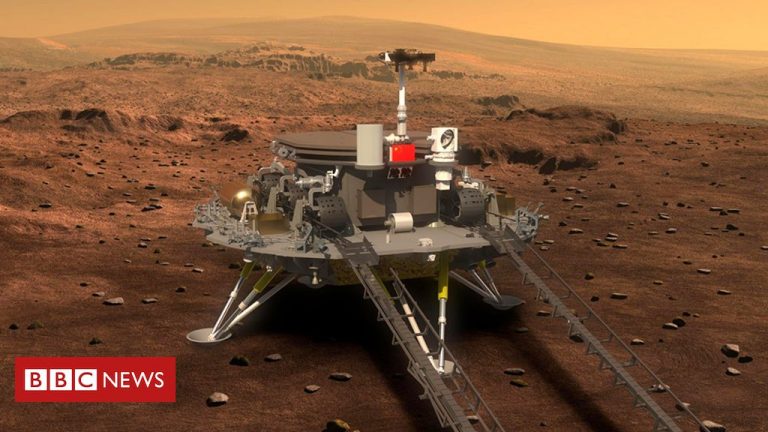 Roverul chinezilor a mers aproape 600 de metri pe Marte
