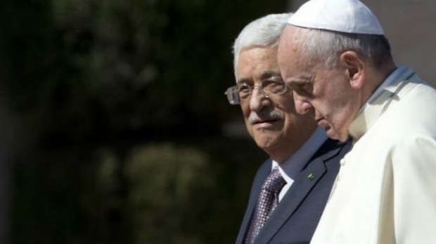 Papa Francisc l-a primit pe Mahmoud Abbas la Vatican