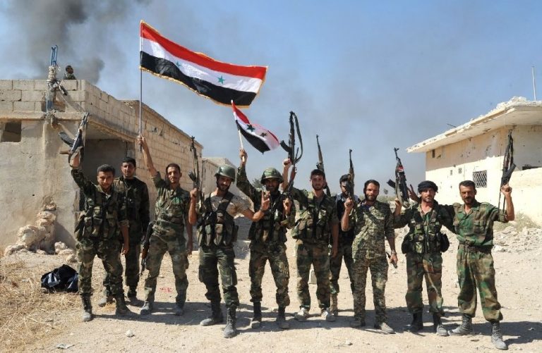 Mai mult din 98% din teritoriul Siriei este  sub controlul trupelor guvernamentale de la Damasc