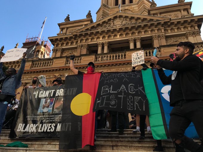 Manifestaţii în Australia în sprijinul mişcării ‘Black Lives Matter’