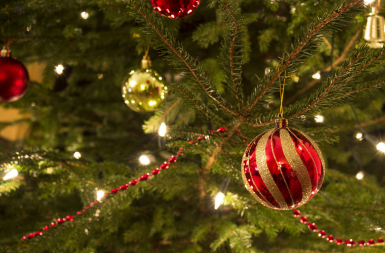 Capitala îmbracă straie de sărbătoare: Pomul de Crăciun din PMAN, în proces de montare