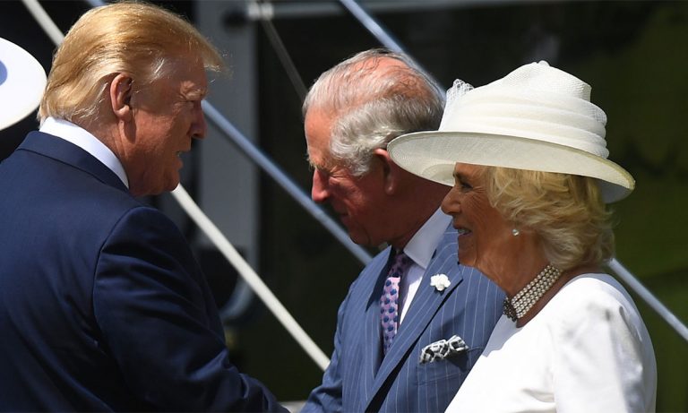 Donald Trump şi soţia sa Melania, la ceai cu prinţul Charles şi Camilla, la Clarence House