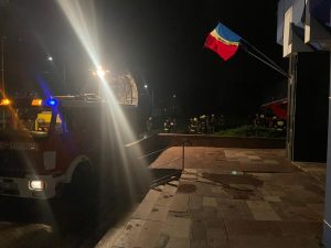 FOTO// Incendiu la Casa Radio din Chișinău. S-au aprins serverele 5 casa radio 5