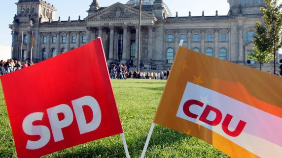 40 de social-democraţi germani lansează un apel pentru aprobarea coaliţiei de guvernare cu conservatorii