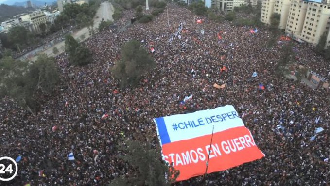 Noi proteste antiguvernamentale în Chile – Mii de oameni au ieșit în stradă