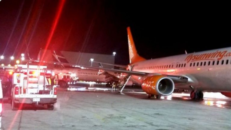Coliziune violentă între două aeronave, pe aeroportul Pearson din Toronto, fără a fi înregistrate victime