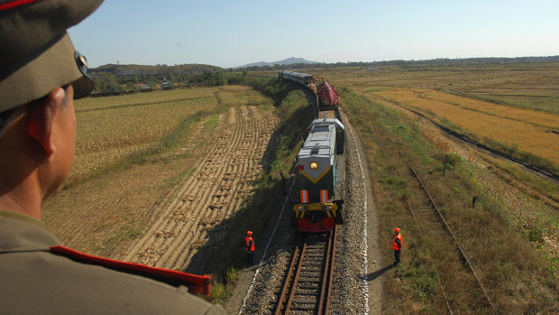 Un tren a trecut graniţa din Coreea de Nord în Rusia, la două zile după informaţii privind livrarea de arme