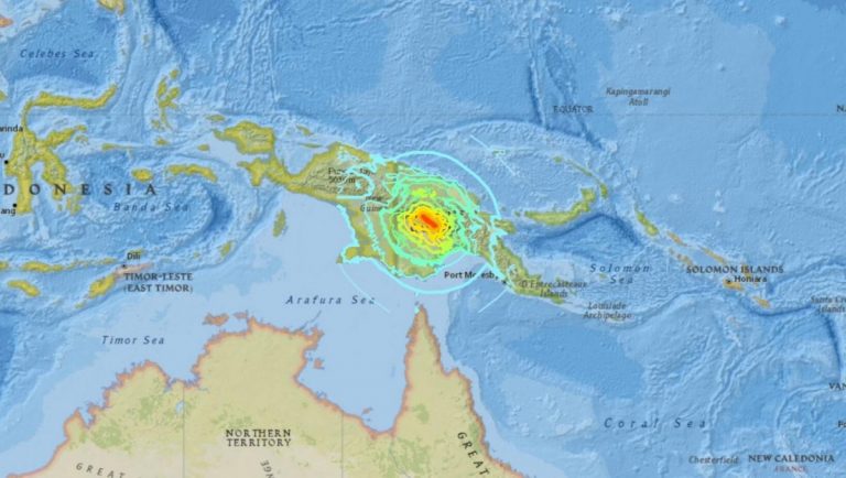 Bilanţul cutremurului din Papua Noua Guinee a crescut la 7 morţi