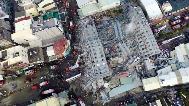 Șapte morţi, 76 de dispăruţi şi 256 de răniţi – ultimul bilanț al cutremurului din Taiwan