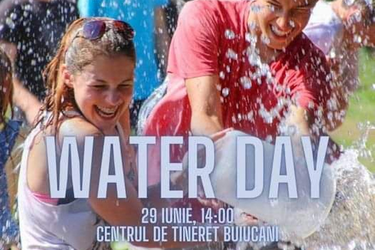 Tineri de 14-35 ani se pot răcori la Water Day, în Parcul la Izvor