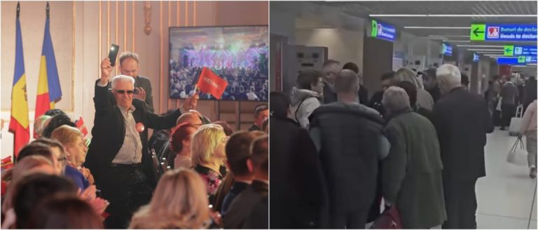 VIDEO Poliția de Frontieră reacționează după scandalul de la Aeroportul Chișinău. Oamenii lui Șor s-au ‘dezlanțuit’ 