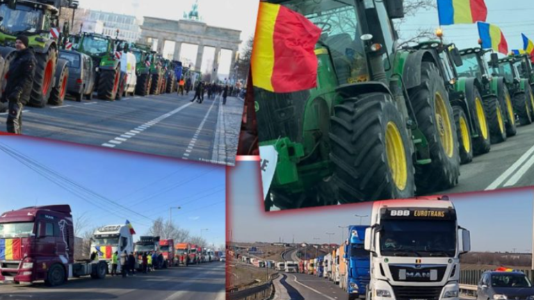 VIDEO/ Pentru a cincea zi, protestatarii din România au blocat principalele drumuri din marile orașe și un punct vamal
