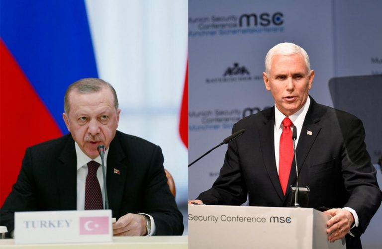 Pence se va întâlni joi cu Erdogan pentru a obţine oprirea ofensivei militare în Siria