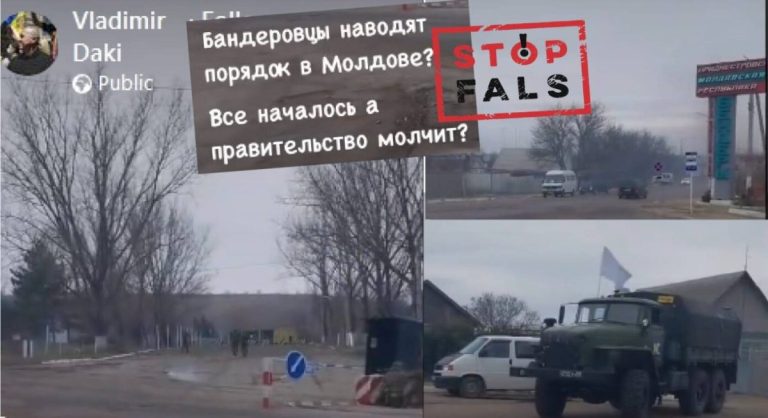 Atenție, fals! Un video filmat în regiunea transnistreană, prezentat ca un atac al forțelor ucrainene