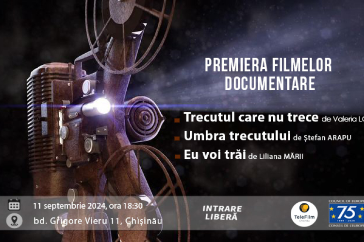 Trei filme documentare, realizate de tineri debutanți, vor fi prezentate la Chișinău