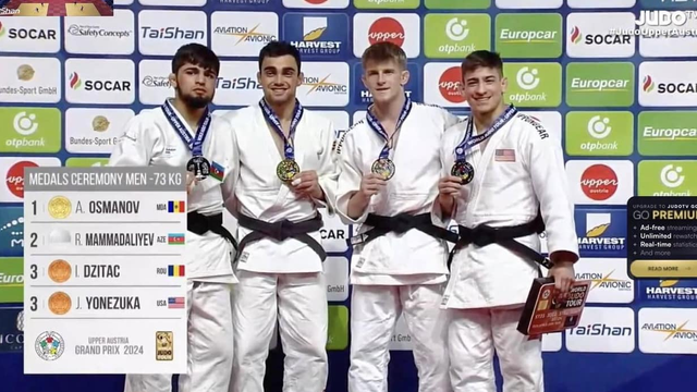 Adil Osmanov a câştigat aurul la Grand Prix-ul de Judo din Austria