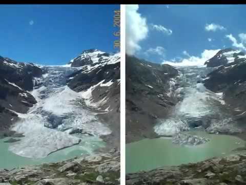 Un ghețar s-a prăbușit în Alpii elvețieni