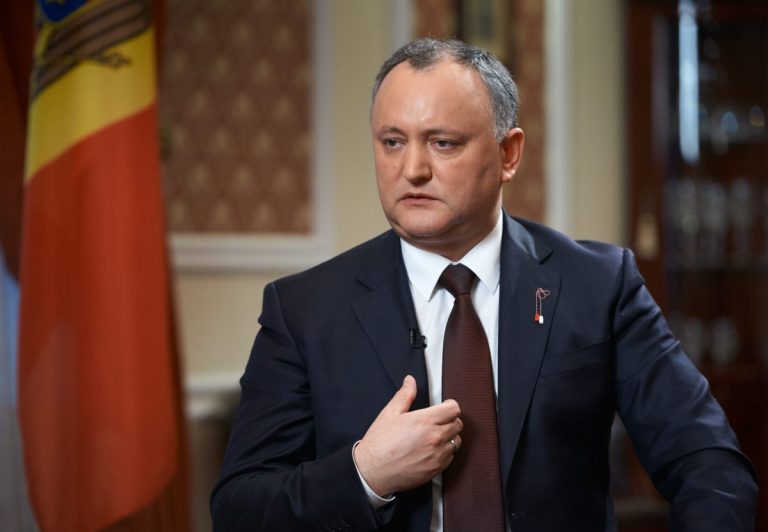 Dodon a discutat cu ambasadorul american la Chişinău despre ‘situaţia economică şi politică’ din Moldova