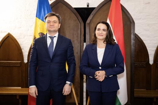 Prima vizită a lui Recean în Ungaria a fost cu președinta Ungariei, Katalin Novák