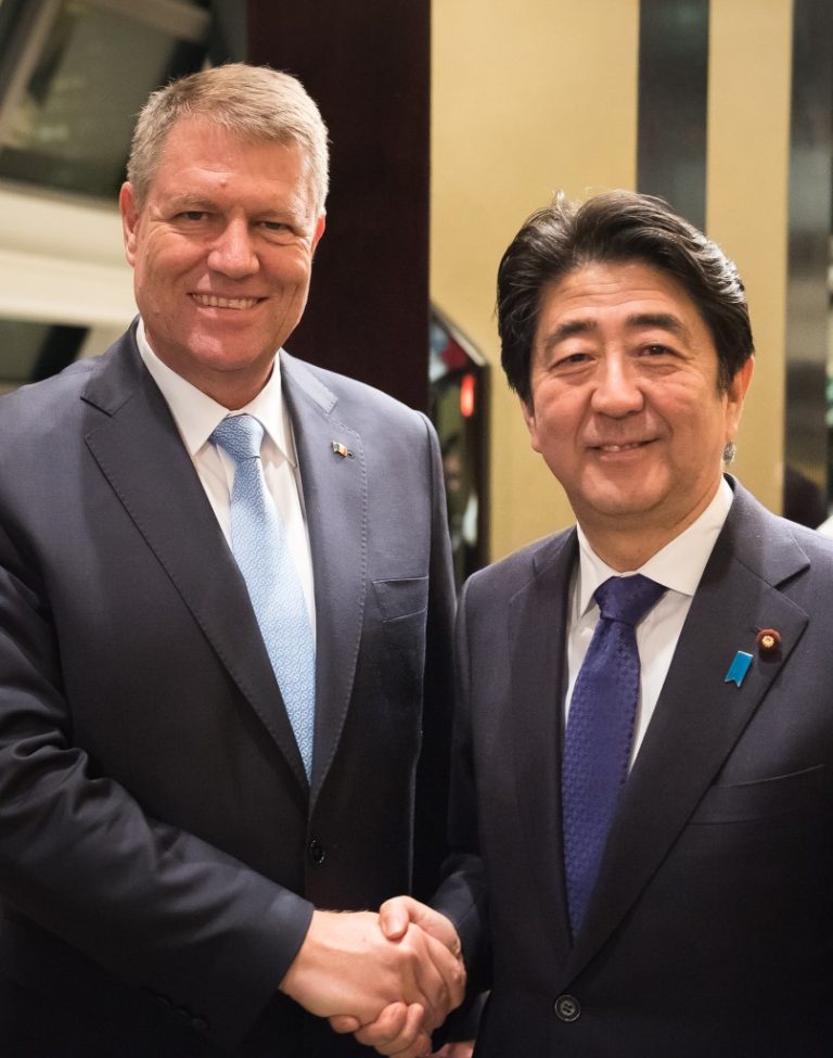 Premierul japonez Shinzo Abe şi preşedintele Klaus Iohannis sunt de comun acord că nu poate fi acceptată înarmarea nucleară a Coreei de Nord