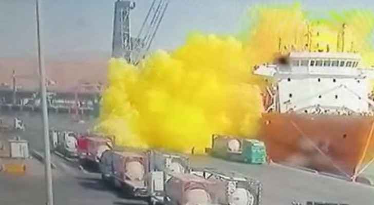 Cel puţin zece morţi după o explozie şi o scurgere de gaz toxic în portul iordanian Aqaba