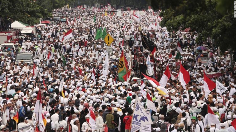 Proteste la Jakarta împotriva deciziei lui Donald Trump privind Ierusalimul