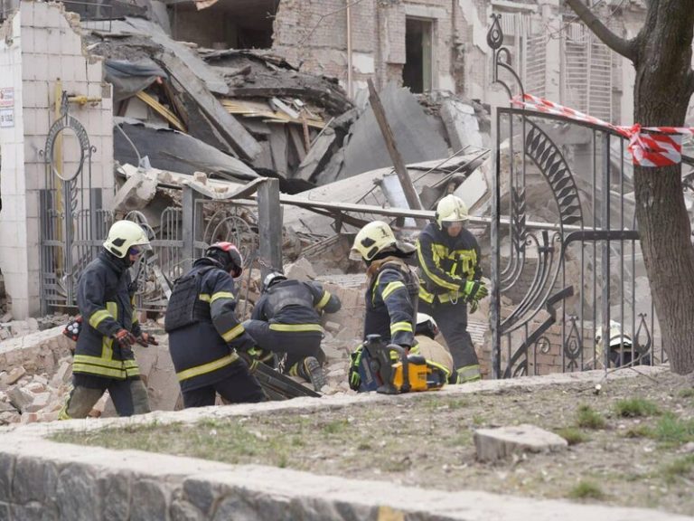 Ținta atacului balistic de la Kiev au fost clădirile SBU