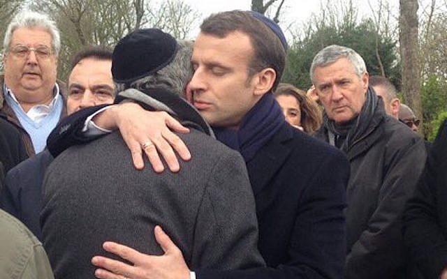 Președintele francez Emmanuel Macron la înmormântarea supraviețuitoarei Holocaustului ucise, Mirelle Knoll