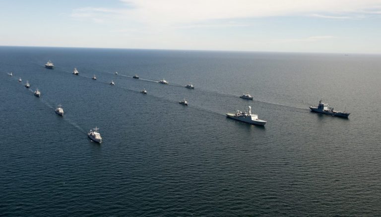 Rusia a lansat manevre navale ale Flotei sale din Marea Baltică