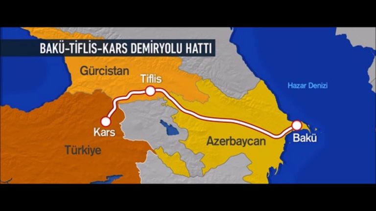 Azerbaidjanul, Georgia şi Turcia au inaugurat cea mai scurtă linie feroviară Europa-Asia