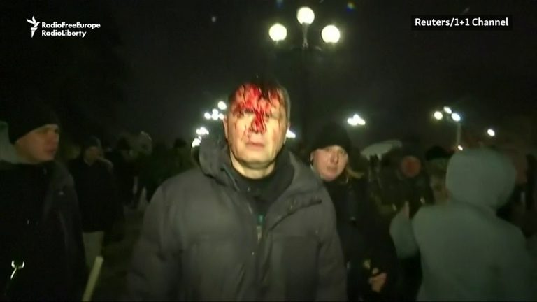 Mii de manifestanţi la Kiev, în sprijinul lui Mihail Saakaşvili arestat ieri