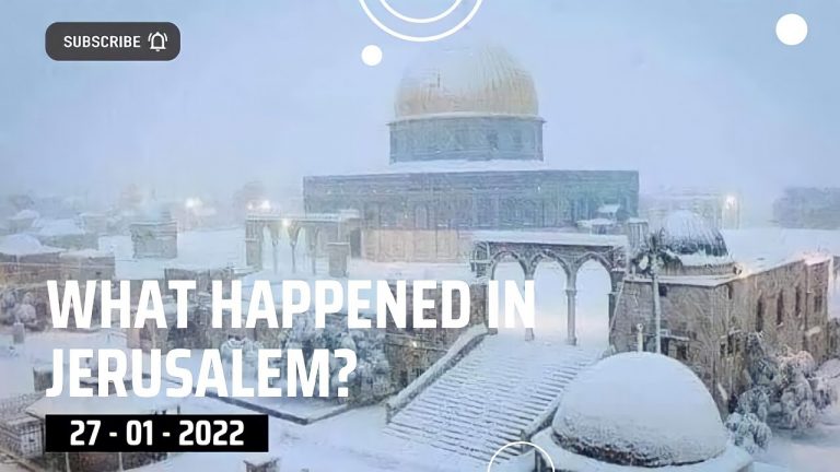 Fenomen rar în Israel: Cisiordania şi Ierusalimul au fost acoperite de zăpadă