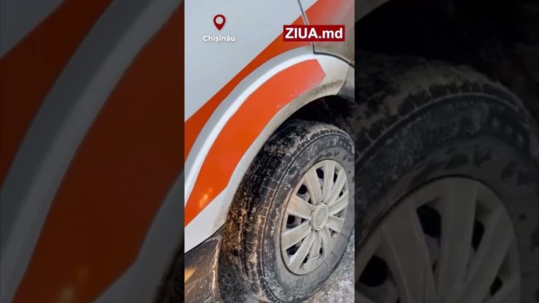 VIDEO: Ambulanță cu anvelope uzate. Șocul unui tată care a solicitat ajutor