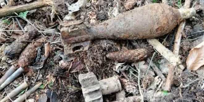 Elemente de muniție, rămase din cele două Războaie Mondiale, distruse de pirotehniștii din România