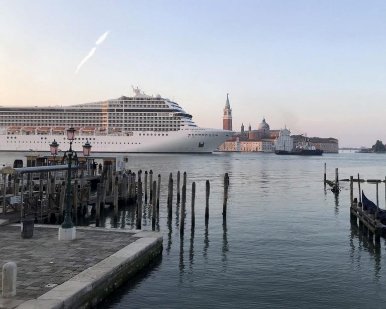  Veneţia a primit prima sa navă de croazieră după 17 luni