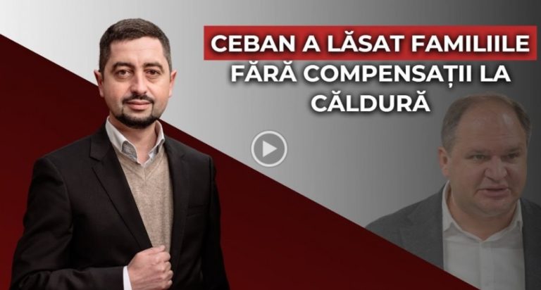 VIDEO Valeriu Pașa: „Ceban a lăsat familiile sărace fără compensații la căldură”