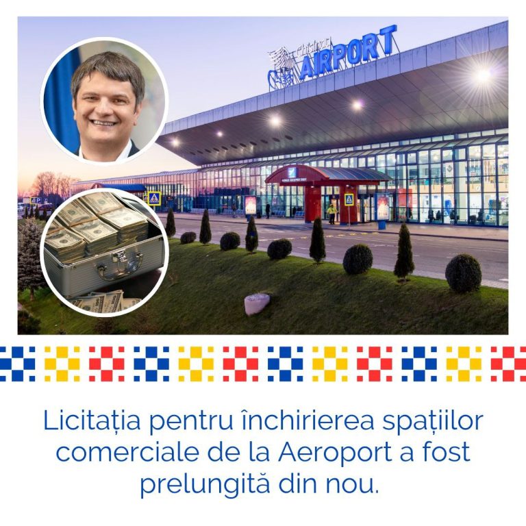 Dragoș Galbur critică licitația pentru spațiile comerciale de la Aeroport: “Incompetență și Lipsă de Transparență”