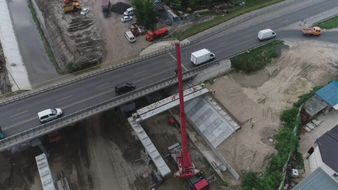Stadiul lucrărilor la podurile peste Bâc și calea ferată Chișinău – Ungheni este de aproximativ 50%