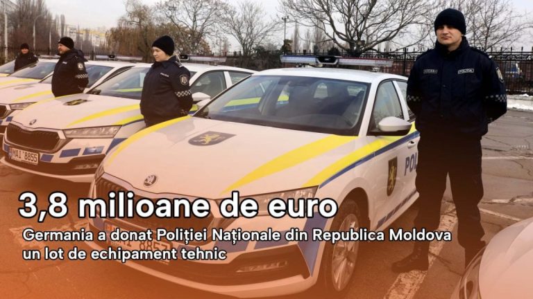 Germania a donat 56 de mașini Inspectoratului General al Poliției