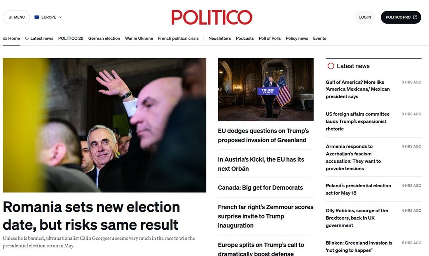 politico deschidere romania
